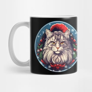 Maine Coon Cat Xmas, Love Cats Mug